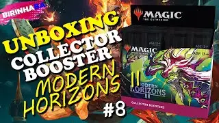 Unboxing Collector Booster Modern Horizons II #8 +6 fetch lands top!