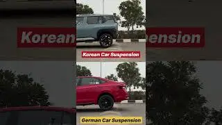 Korean vs German Cars 🚗 | Suspension Test on Indian Speed Breaker|| German vs Korean Engineering ||