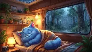【睡眠導入ASMR】究極の守られ感。すごく眠たくなる車内の雨