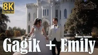 Gagik + Emily's Wedding 8K UHD Highlights at Sacramento California