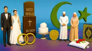Christian Marriage (Wedding) Vs Islamic Marriage (Nikah) - Religion Comparison