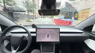 All Flaws Exposed Self-Driving Tesla FSD V14.1.4 in Manhattan 