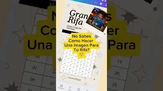 No Sabes C&oacute;mo Crear Una Imagen Para tu Rifa?