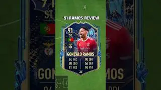 91 TOTS Goncalo Ramos Review in FIFA 23 #shorts #short