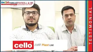 Cello | Client Testimonial | HRMTHREAD | Sensys Technologies | HR & Payroll Software | Made in India