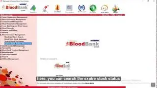 Blood bank software training and installation demo