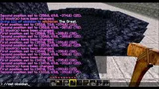 Minecraft Obsidian Castle Part 2