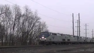 Amtrak 161 West Bristol, IL 11/21/13