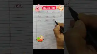 How to write cursive small letters easily #shortsviral #trending #viral #kids #fun #learning #Shorts