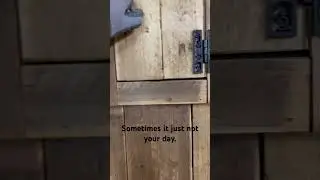 Sometimes it&rsquo;s just not your day. #reclaimedtimber #diy #woodworking