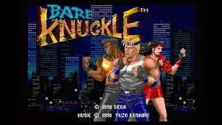 メガドライブ　ベアナックル　ノーミスクリア　Streets of Rage