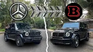 Transformation of Mercedes G-Wagon G400d into Brabus | G Wagon Modified to Brabus | Brabus Kit