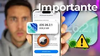 iOS 26.2.1 SALE HOY con nuevo AirTag 2 🔥 &iexcl;Actualizaci&oacute;n IMPORTANTE para tu iPhone!
