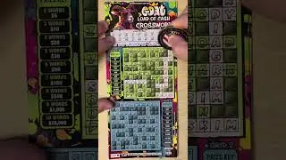 NICE WIN! GOAT LOAD OF CASH CROSSWORD! PA LOTTERY $5 SCRATCH OFF TICKET WINNER #scratch #lottery
