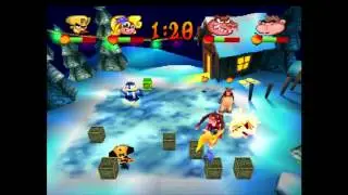 Crash Bash: Tournament mode (Crate Crush)