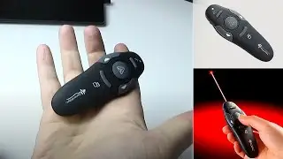 POINTEUR LASER t&eacute;l&eacute;commande POUR PRESENTATION - [PEARLTV.FR]