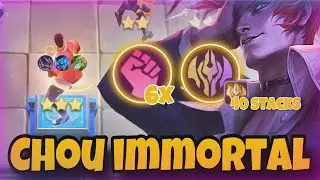 CHOU 40 STACKS IMMORTAL WITH FULL WRESTLER DOMINATE MAGIC CHESS MLL