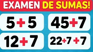 Sumas matemáticas ➗🤓✖️ | Quiz de SUMAS | Sumas, Repaso, Test, Quiz, Trivia para Niños #quiz #sumar