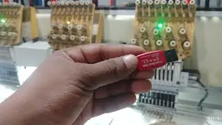 Embroidery machine pendrive se monitor mint design load karne ka tarika