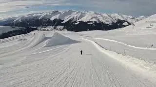 Jatzpark Davos. Erste grosse Schanze. Mit 9 Jahren. Ein Moment f&uuml;r immer🚀❄️⛷️