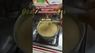 The good 'ole cornmeal porridge, Jamaican style! #Jamaica #food #porridge