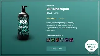 How To Create Responsive Animated Product Page Using HTML and CSS...