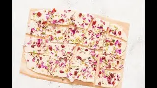 Rose Petal White Chocolate Bark