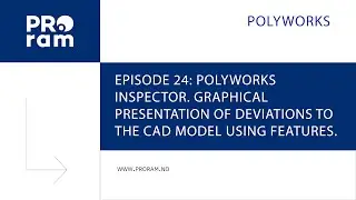 Episode 24: PolyWorks Inspector. Graphical presentation of deviations to a CAD model using features.
