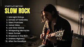 Slow Rock Instrumental 90s Style | Classic Rock Romantic Guitar Music