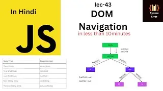 Master DOM Navigation in JavaScript in less than 10 Minutes! #43