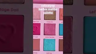 colourpop malibu barbie palette #aesthetic #beauty #makeup #eyeshadow #colourpop