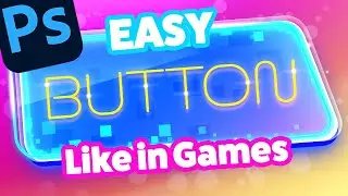 Futuristic Games UI for beginners | Photoshop tutorial