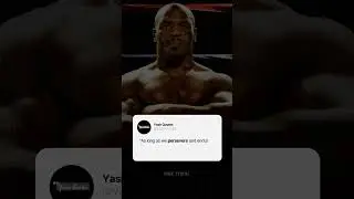 Mike Tyson Motivation Quotes  #shorts #youtubeshorts