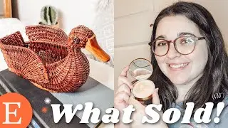What Sold in March for my Vintage Etsy Shop! | Vintage Home Decor Small Business