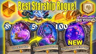 Best Thief Starship Rogue Deck Is Actually So Good To Play At The Great Dark Beyond | Hearthstone