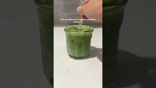 The perfect shade of green 💚 #matcha #matchalatte #matcharecipe #matchalover #matchaboy