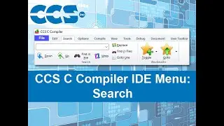 CCS C Compiler IDE Menu: Search