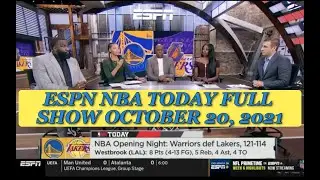 ESPN NBA Today FULL SHOW October 20 2021 | Magic Johnson says Westbrook needs to adjust to win Title