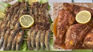 Sardines Frites et Rouget au Four avec une Marinade Simple pour Poissons