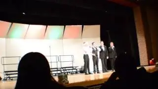 JINGLE BELLS BY 4 MAN GROUP COVER HIGH SCHOOL CHOIR CONCERT (Jacob Modjeski-Andrew Kirin) #shorts