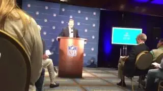 Roger Goodell says he won't be changing the Patriots deflategate discipline.