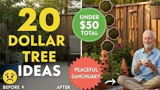 20 EASY DOLLAR TREE IDEAS FOR 2026 GARDEN DECOR! EVERY PATIO & PORCH ON A BUDGET 🌿💚