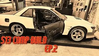 Roll Cage Prep Begins, Gutting The s13. 1989 s13 Coupe Competition Drift Build Ep.2