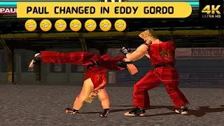 Paul Become Eddy gordo, Best gameplay of Eddy gordo, Eddy gordo tekken #tekken3 #tranding