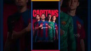 🚨Barcelona's New First Team Captains! #football #barcelona