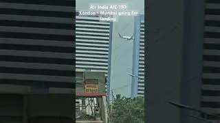 Captured this flight from Eastern express Highway Mumbai,Air india AIC 130, London - Mumbai.VT-AEO