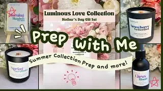 Mother's Day / Summer Candle Collection Prep | Label Design + Behind the Scenes Of My Small Business