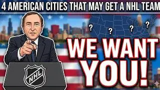 4 American Cities That May Get A NHL Team