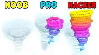 NOOB vs PRO vs HACKER - Canvas Tornado