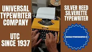 Silver Reed Silverette Typewriter